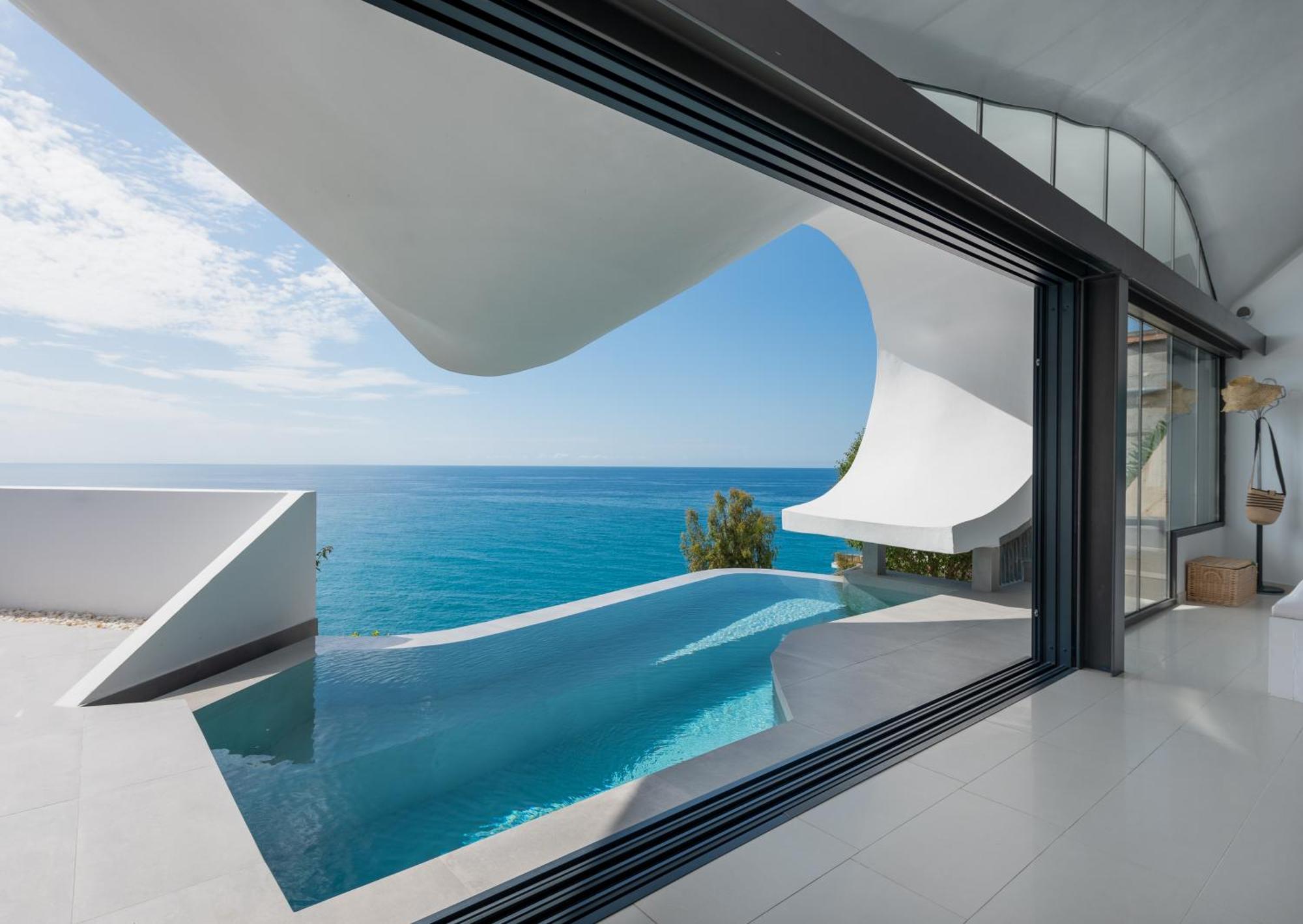Rentitspain Casa Del Acantilado Piscina Climatizada Salobreña Eksteriør bilde