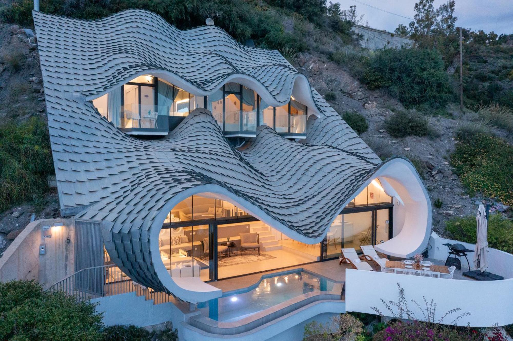 Rentitspain Casa Del Acantilado Piscina Climatizada Salobreña Eksteriør bilde