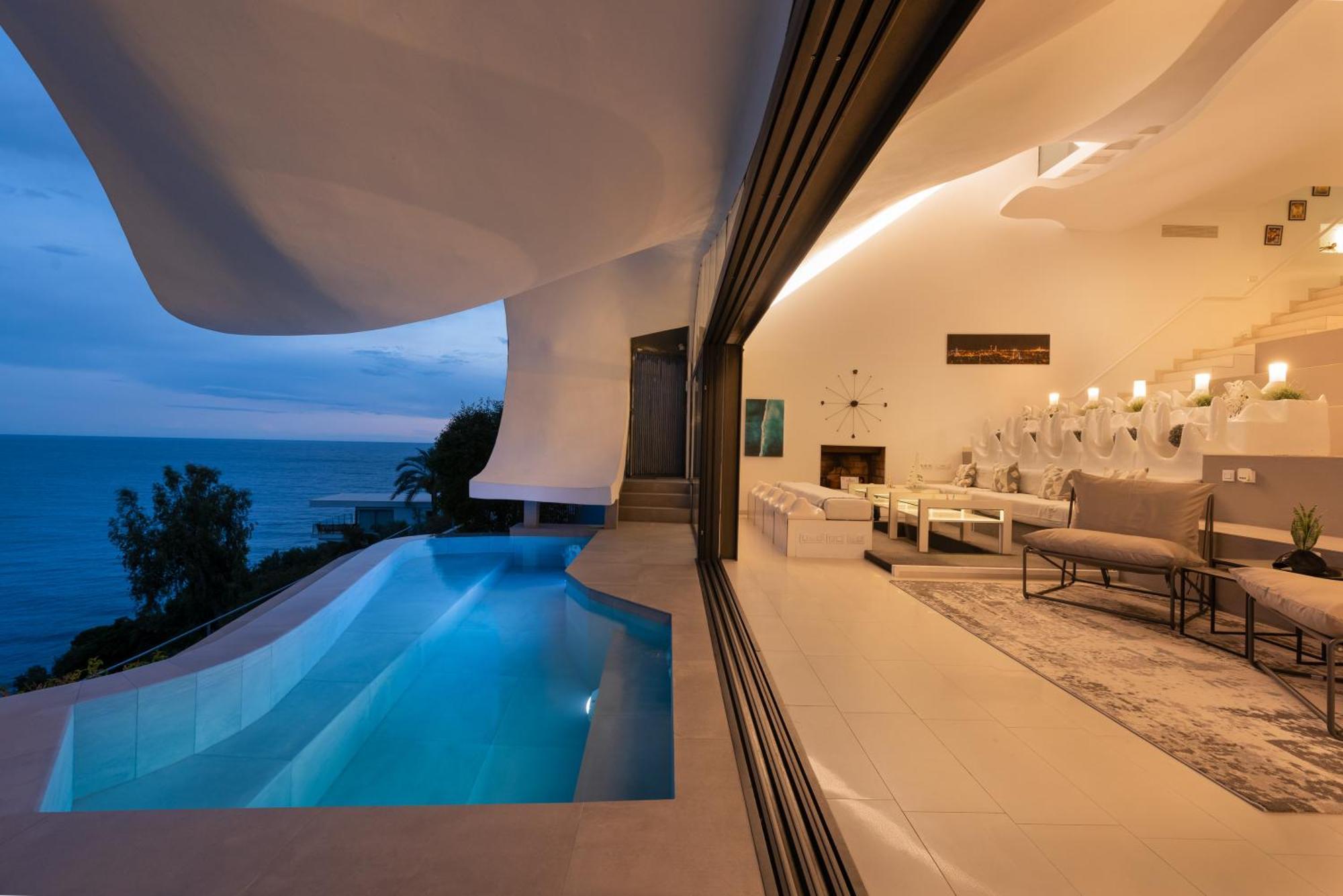 Rentitspain Casa Del Acantilado Piscina Climatizada Salobreña Eksteriør bilde