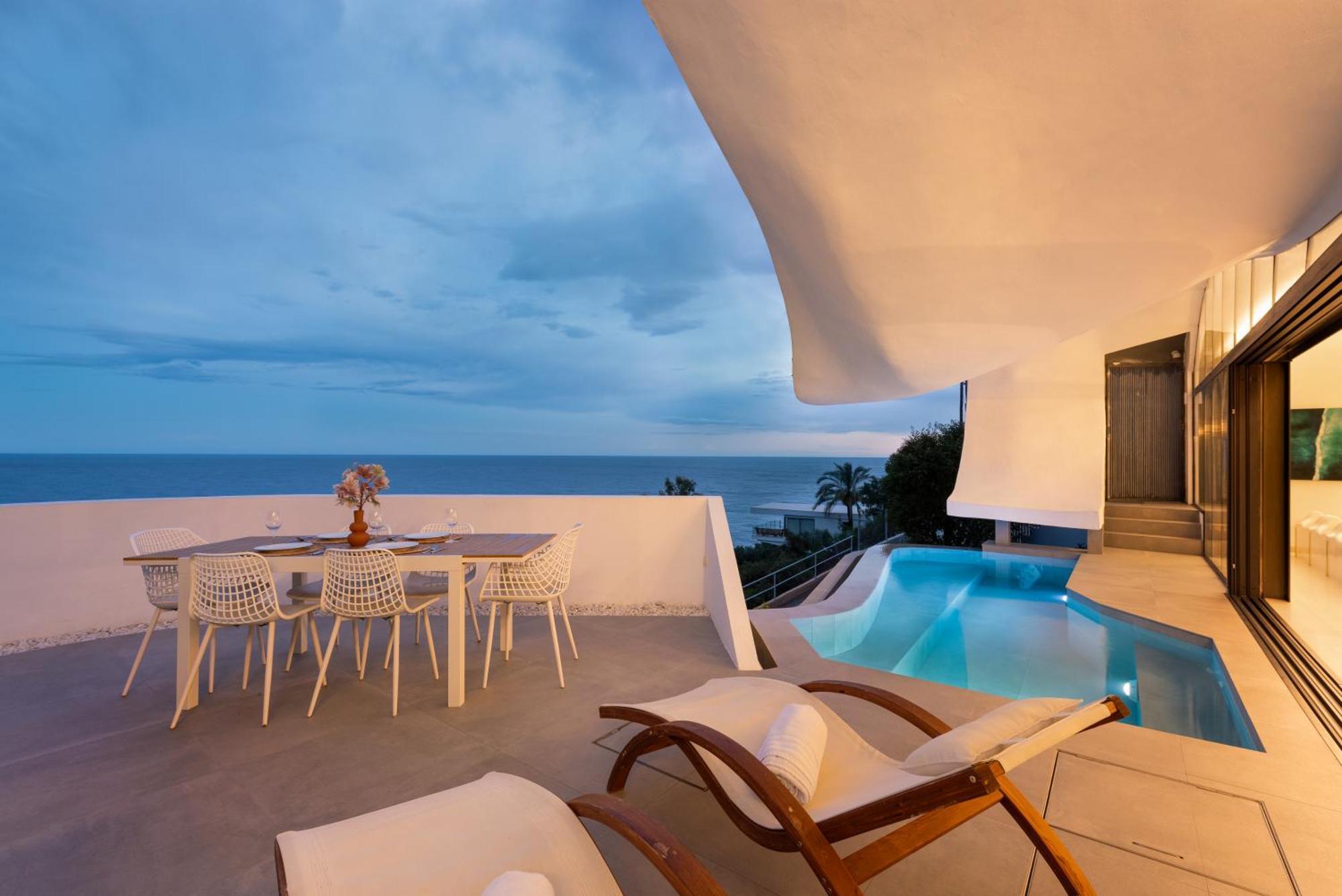 Rentitspain Casa Del Acantilado Piscina Climatizada Salobreña Eksteriør bilde