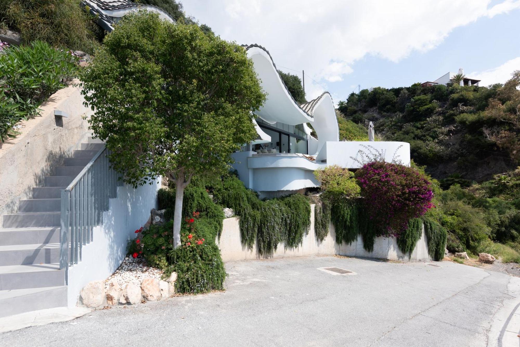 Rentitspain Casa Del Acantilado Piscina Climatizada Salobreña Eksteriør bilde