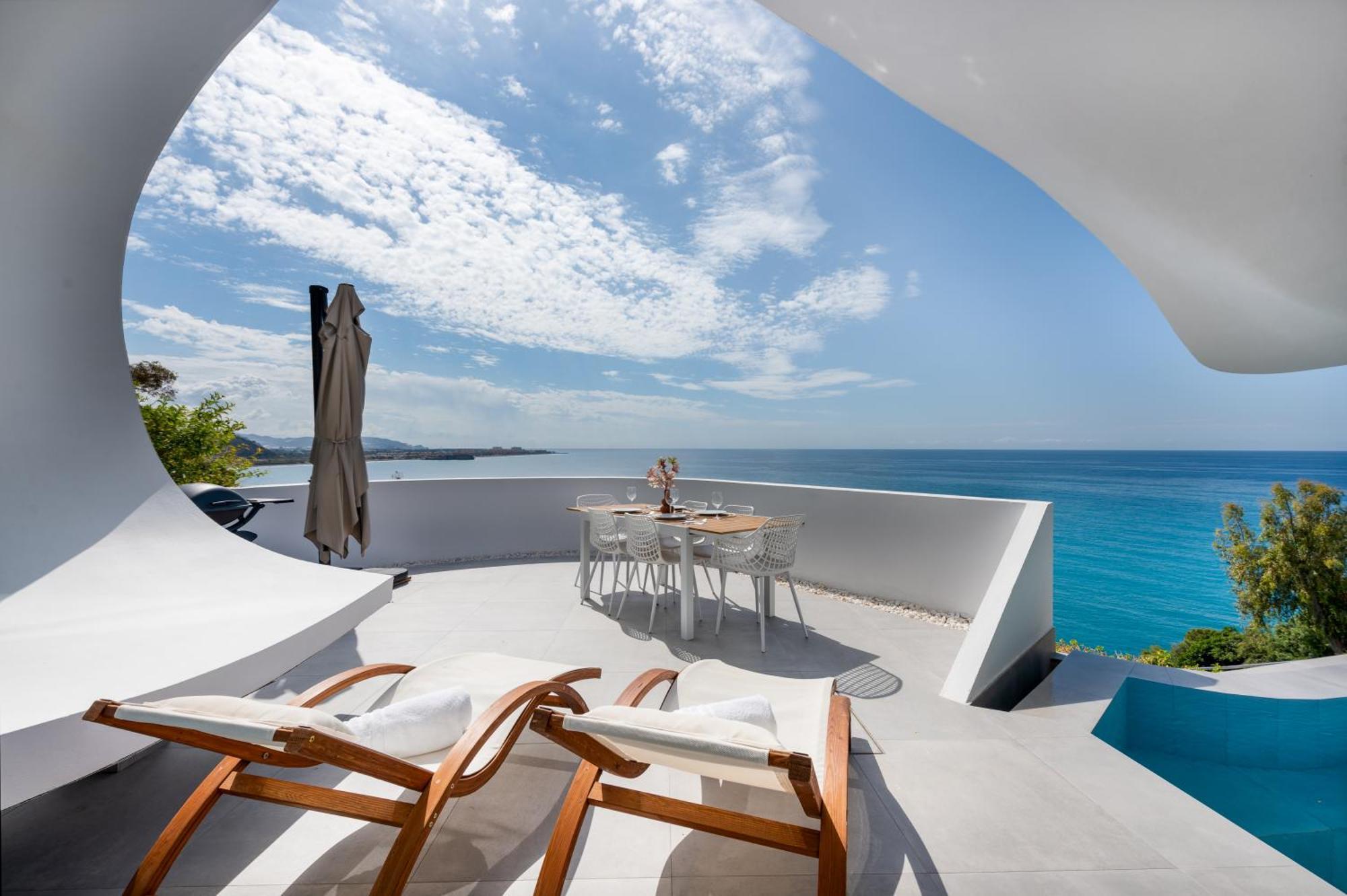 Rentitspain Casa Del Acantilado Piscina Climatizada Salobreña Eksteriør bilde