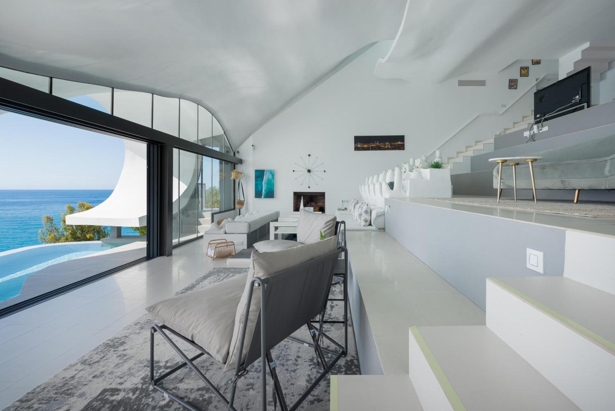 Rentitspain Casa Del Acantilado Piscina Climatizada Salobreña Eksteriør bilde