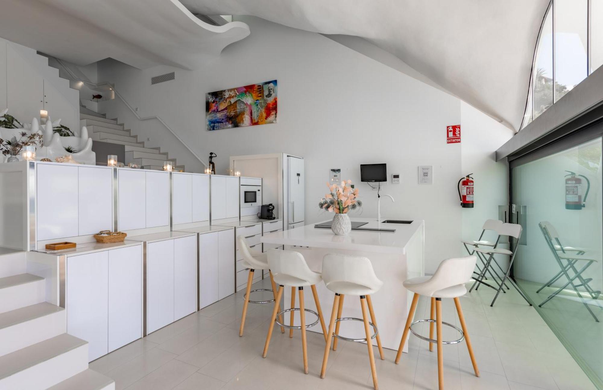 Rentitspain Casa Del Acantilado Piscina Climatizada Salobreña Eksteriør bilde