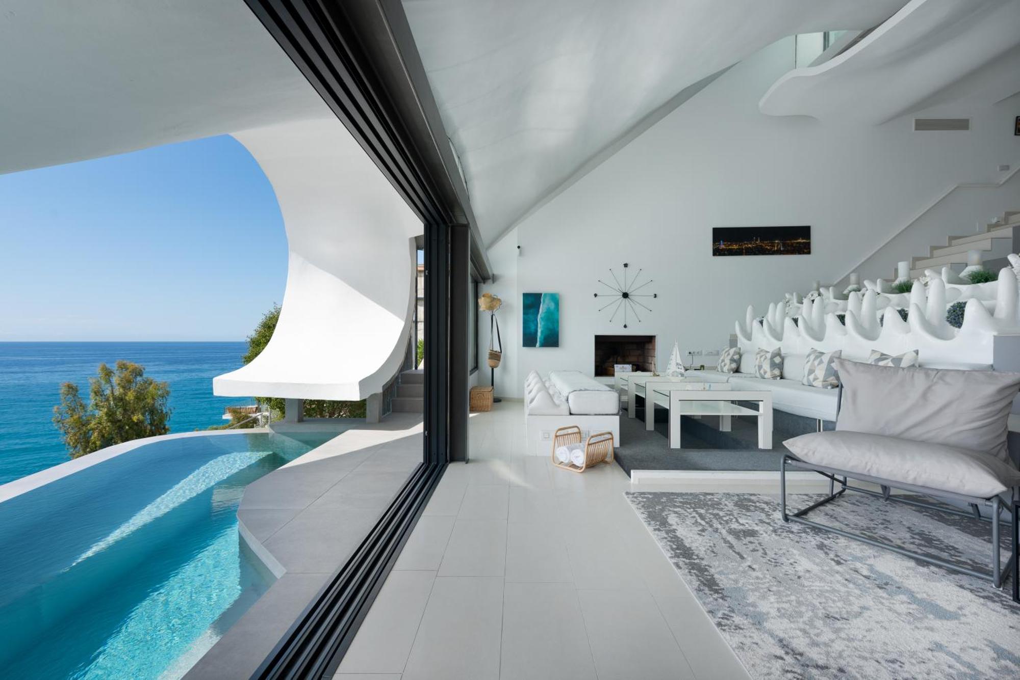 Rentitspain Casa Del Acantilado Piscina Climatizada Salobreña Eksteriør bilde