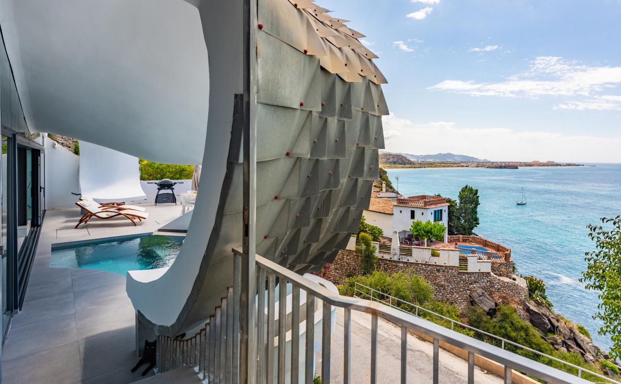 Rentitspain Casa Del Acantilado Piscina Climatizada Salobreña Eksteriør bilde