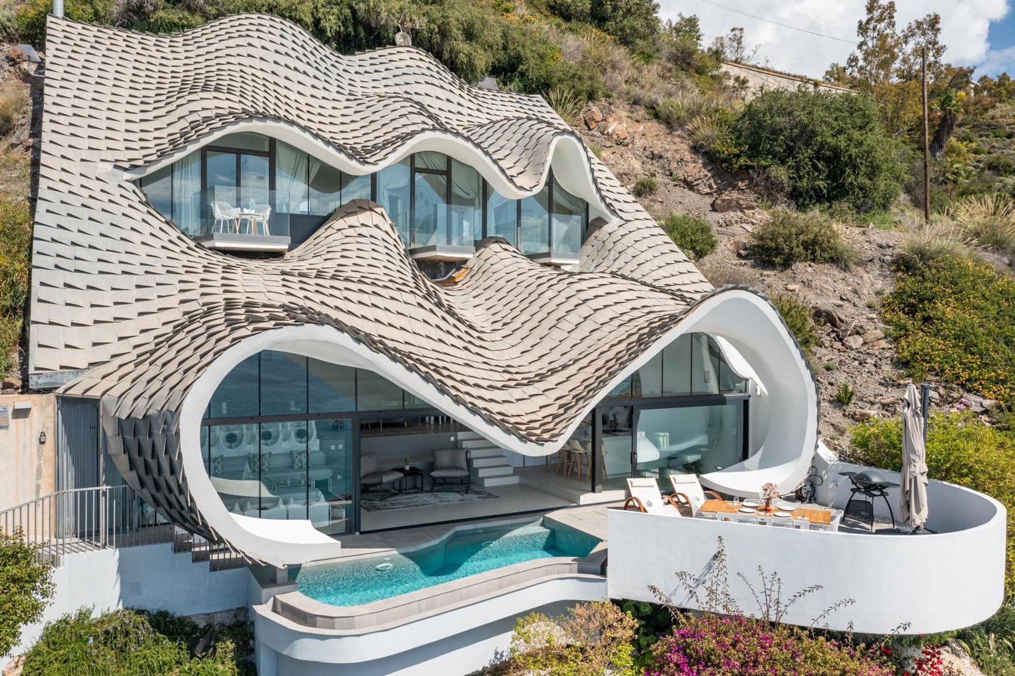 Rentitspain Casa Del Acantilado Piscina Climatizada Salobreña Eksteriør bilde