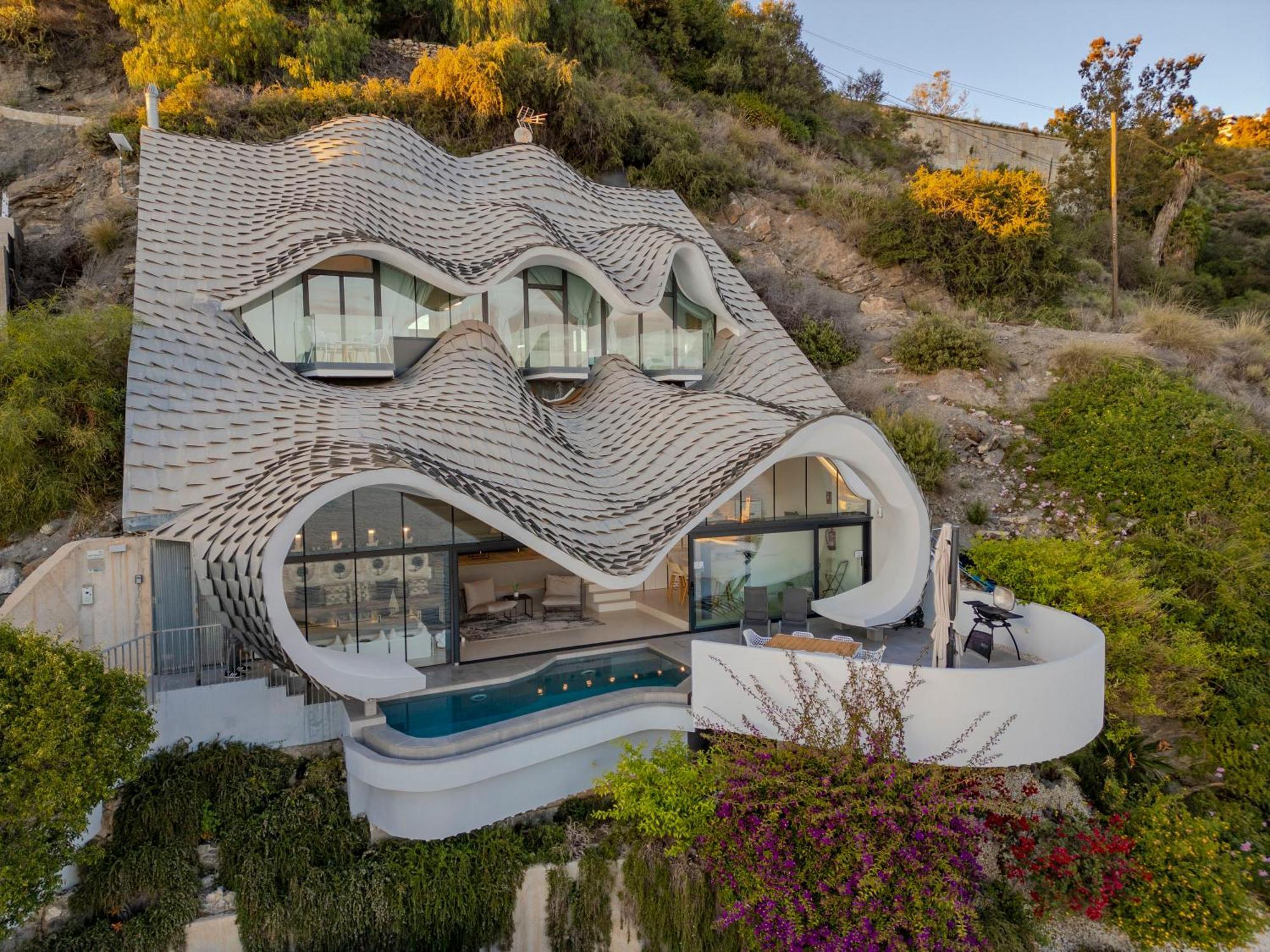 Rentitspain Casa Del Acantilado Piscina Climatizada Salobreña Eksteriør bilde